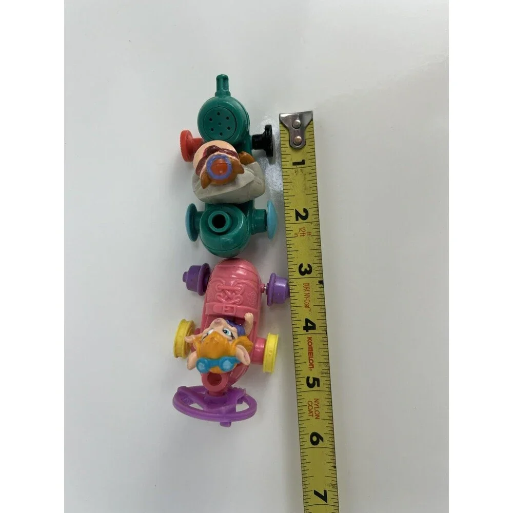 2 Pc 1989 McDonalds Happy Meal Toy Disney’s Rescue Rangers Gadget’s Rescue Racer